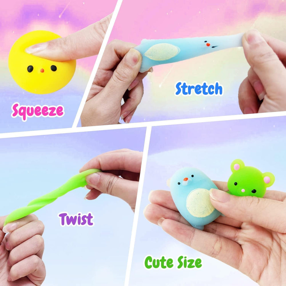 SUNPROUND mochi squishy fruit-themed toys for toy collection and stress relief.