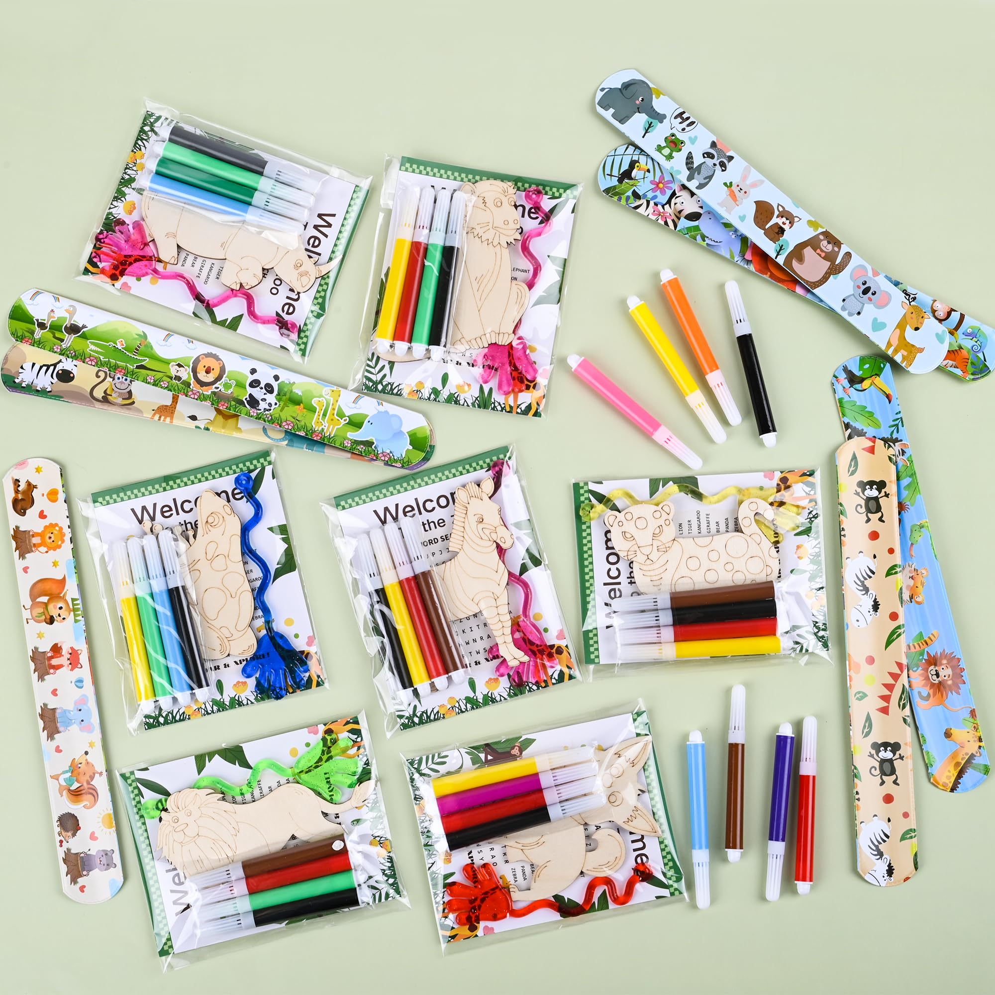 SunQiva 4-color markers for safe quick-dry coloring