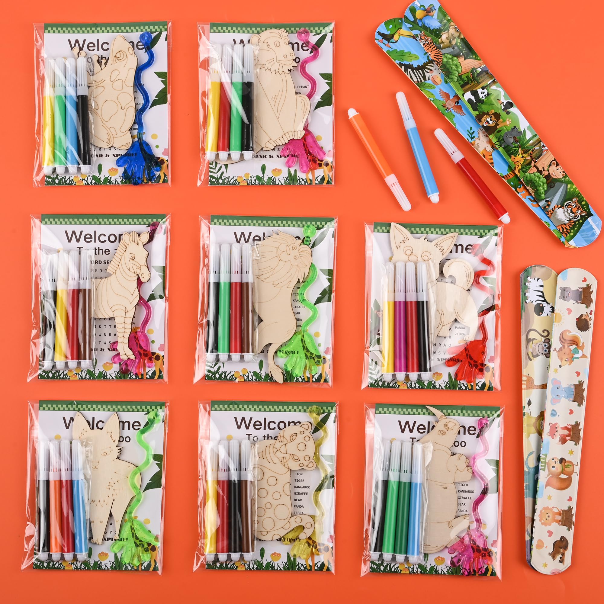 SunQiva safari party kit combining crafts and games for screen-free play