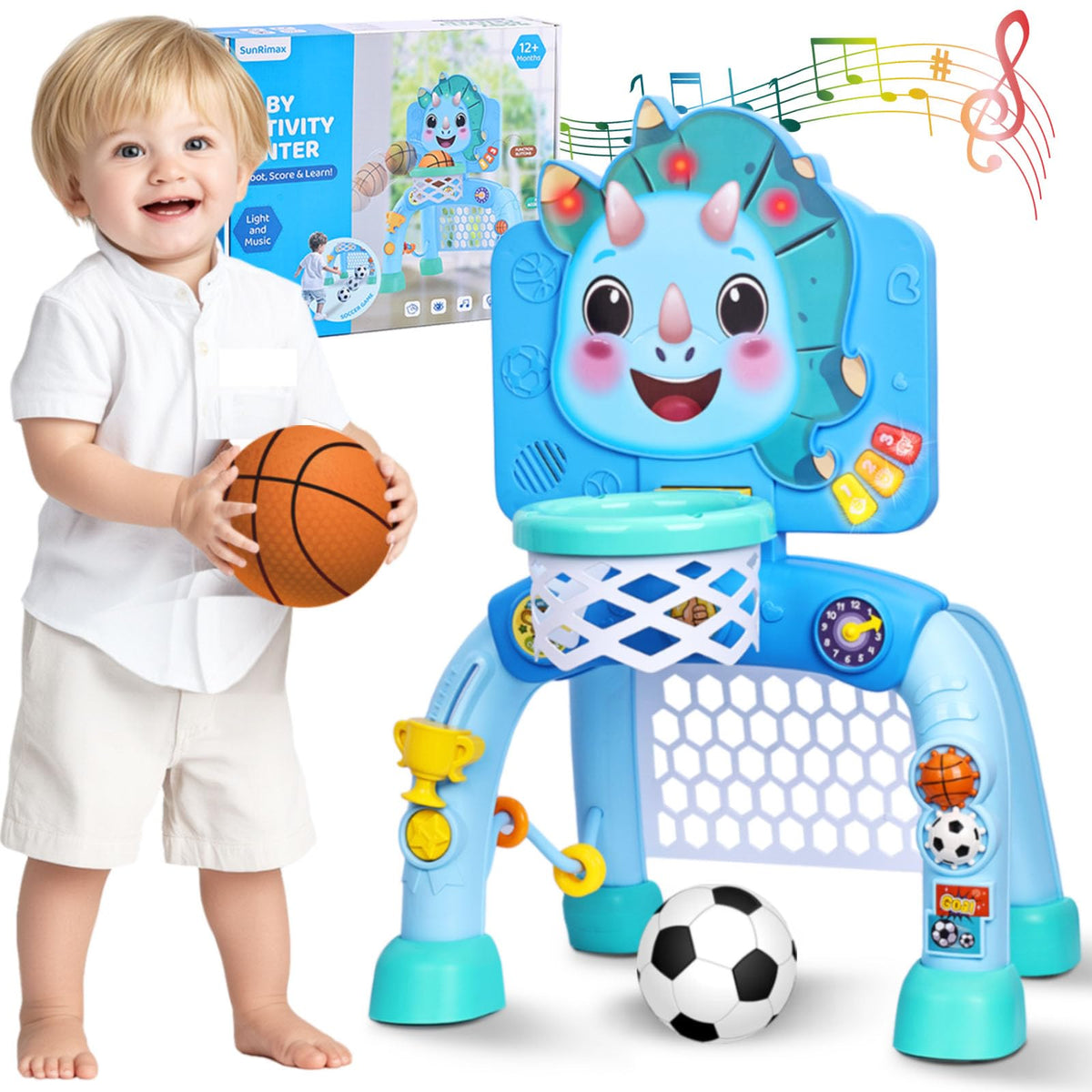 SunRiMax toddler basketball hoop for indoor play and motor skill fun