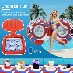 Sunrio heavy-duty handles on the tube offer a firm grip during loading and riding.