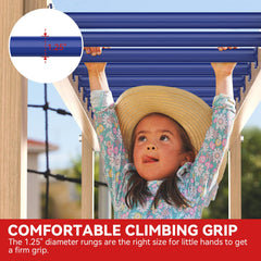 SUNSHINE FARMRE 16.5-inch rungs with 1.25-inch diameter for comfortable grip