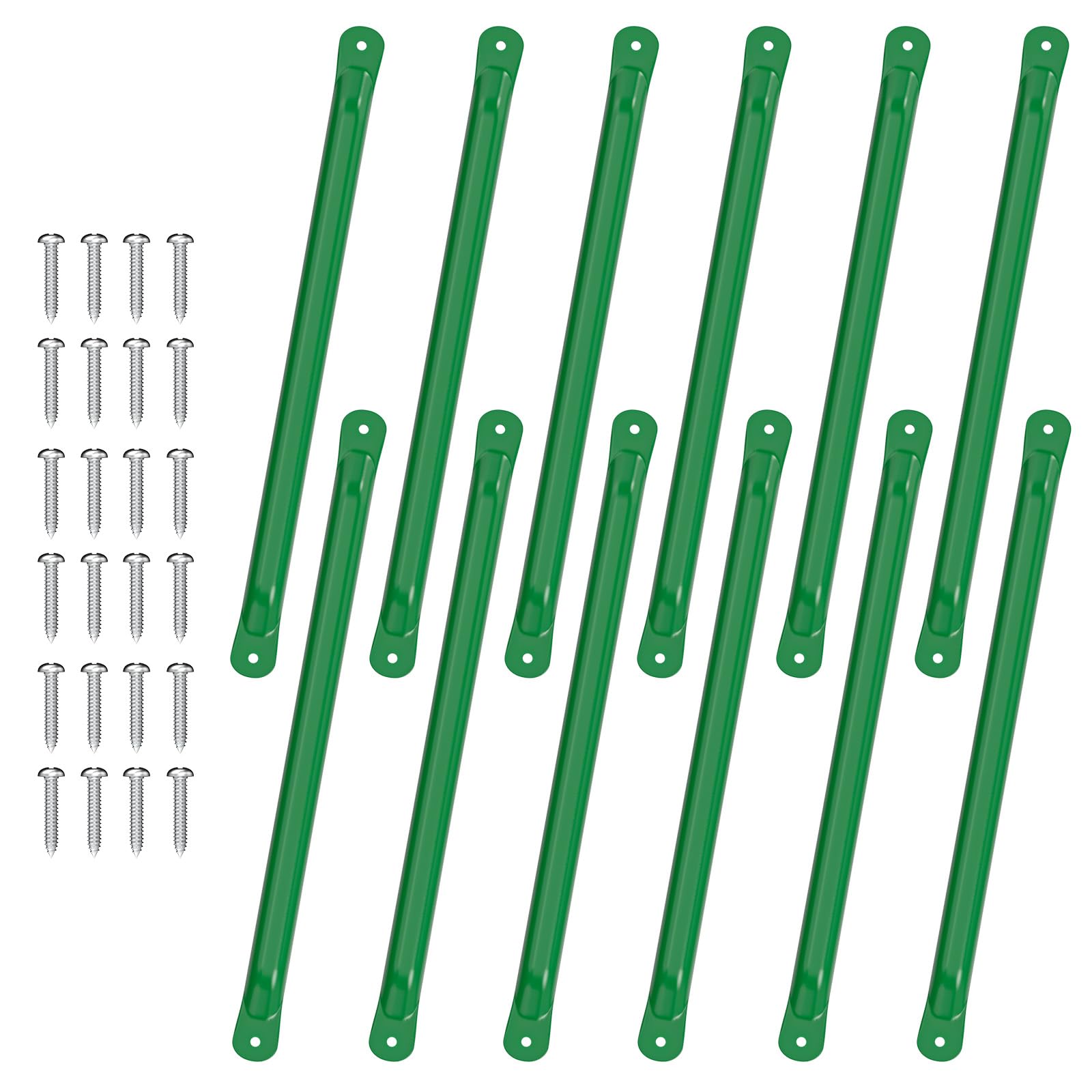 Sunshine Farmre 21-inch monkey bars kit with comfortable grips for backyard play.