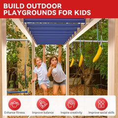 SUNSHINE FARMRE steel rungs support up to 300 lbs for safe play