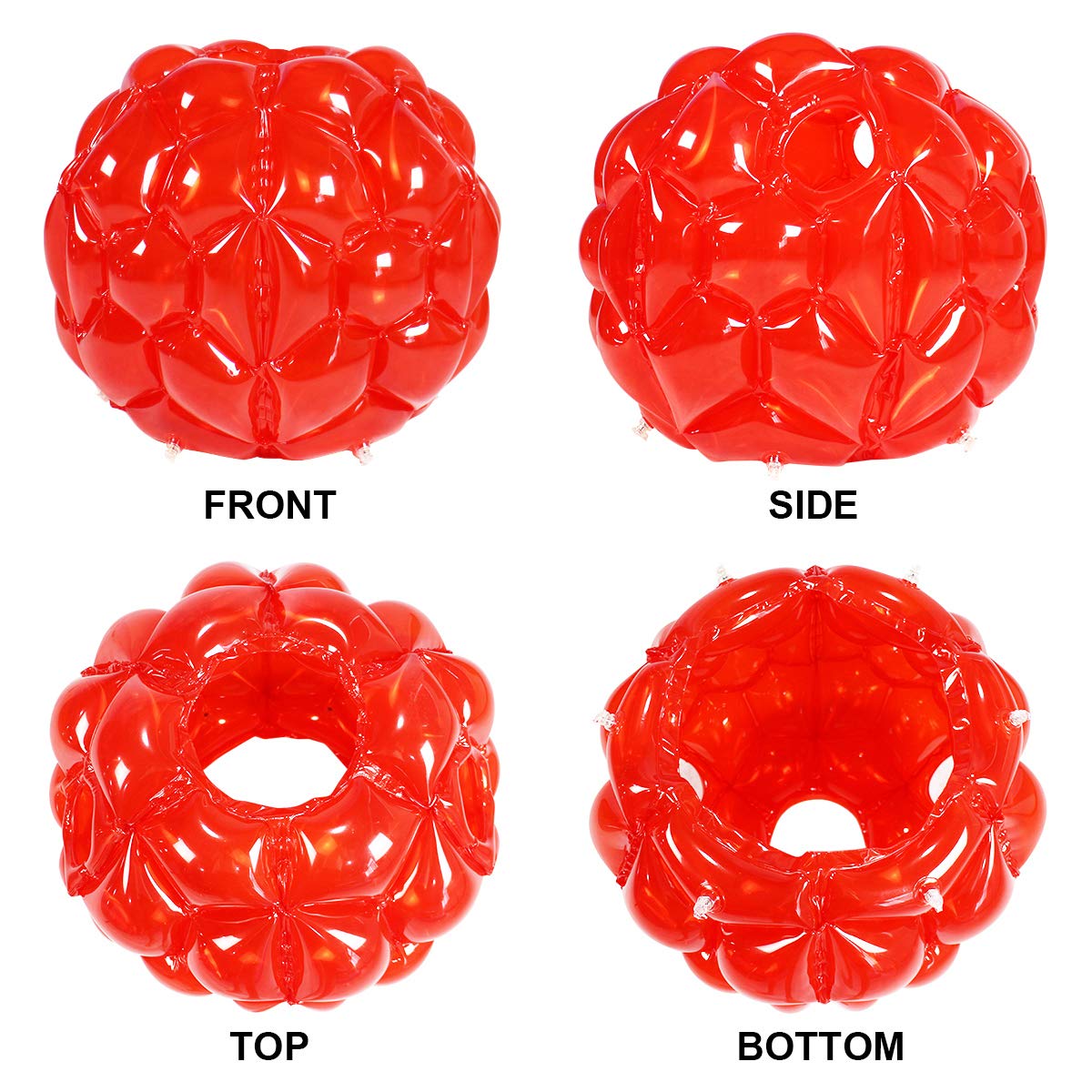 SUNSHINE-MALL sumo balls cushion impact on grass and sand.