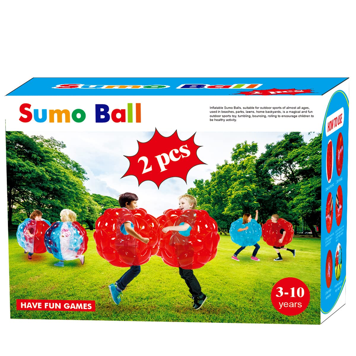 SUNSHINE-MALL outdoor fun for kids ages 3 to 12 with supervision.