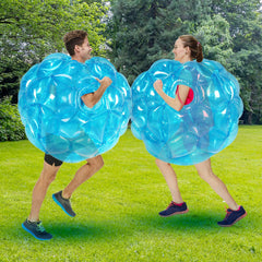 SUNSHINEMALL 2-pack inflatable bumper balls for giant outdoor play and coordination.