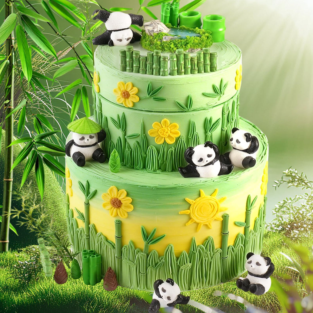 Sunshuang bamboo shoots 4pcs bring natural forest vibes to cakes and cupcakes