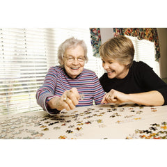 SunsOut artist Sharon Steele signature artwork on the puzzle cover.