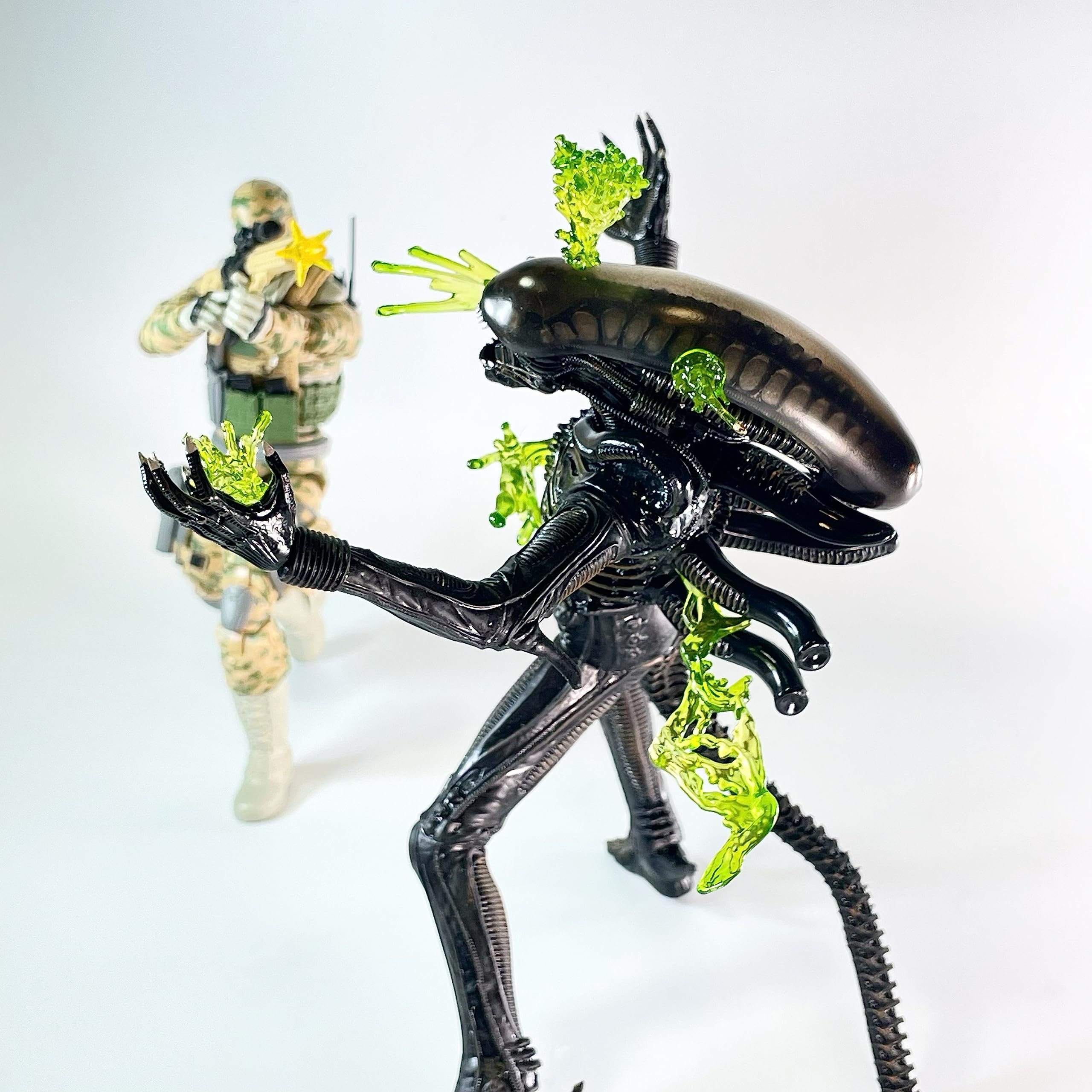 Super Action Stuff The Cursed Crate small blood splashes add subtle detail.