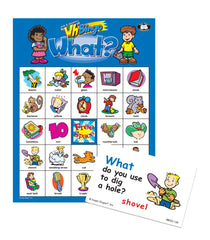 Super Duper bingo chips and storage tub organized for gameplay