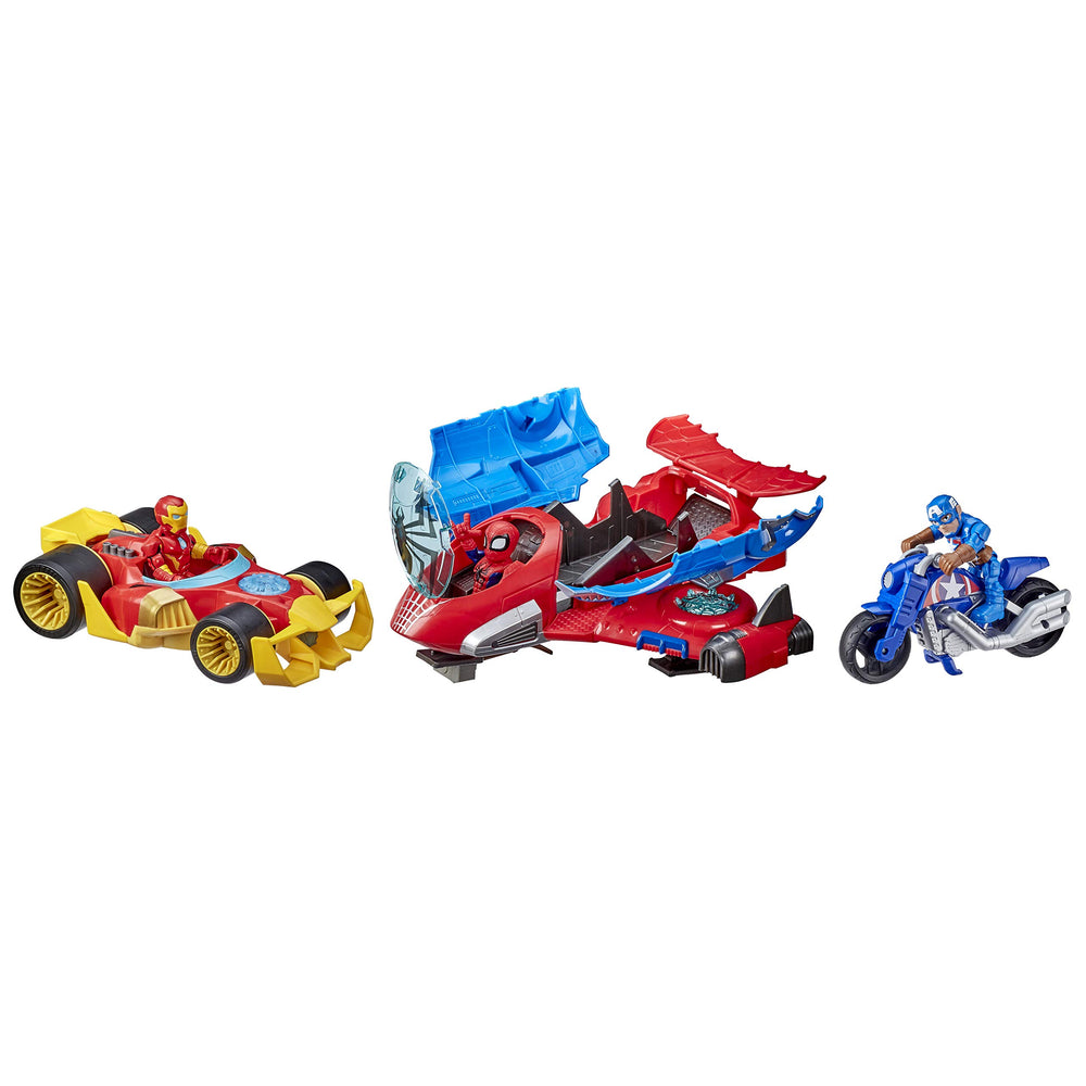 Super Hero Adventures Spider-Man Jetquarters doubles as toy storage for extra Marvel adventures