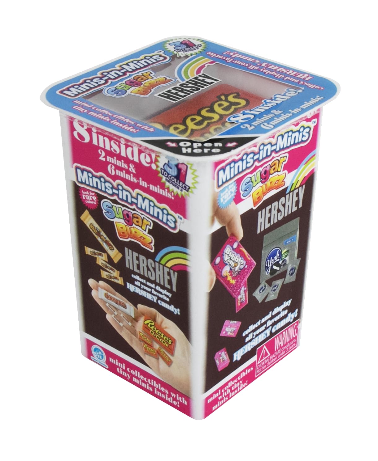 Super Impulse Minis-in-Minis Sugar Buzz Series 2 Hershey’s—tiny inside surprises showcase nostalgic candy branding.