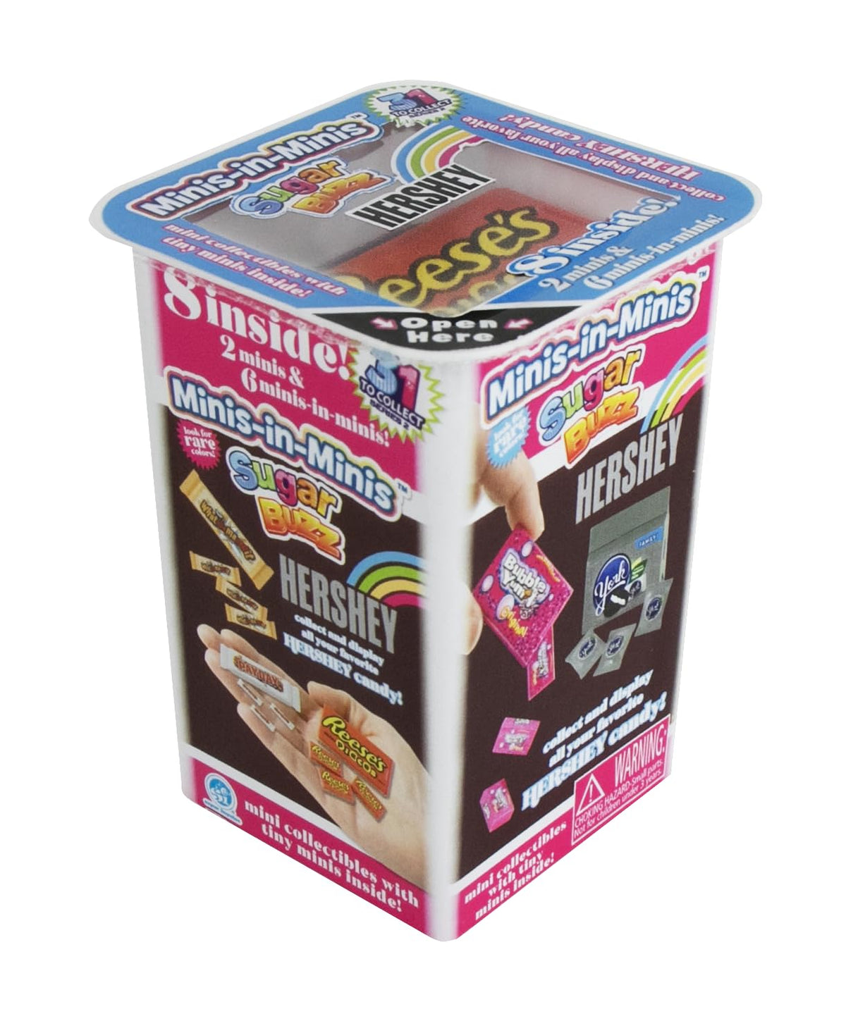 Super Impulse Minis-in-Minis Sugar Buzz Series 2 Hershey’s—tiny inside surprises showcase nostalgic candy branding.