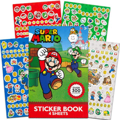 Colorful Super Mario stickers pack ideal for party favors and crafts.