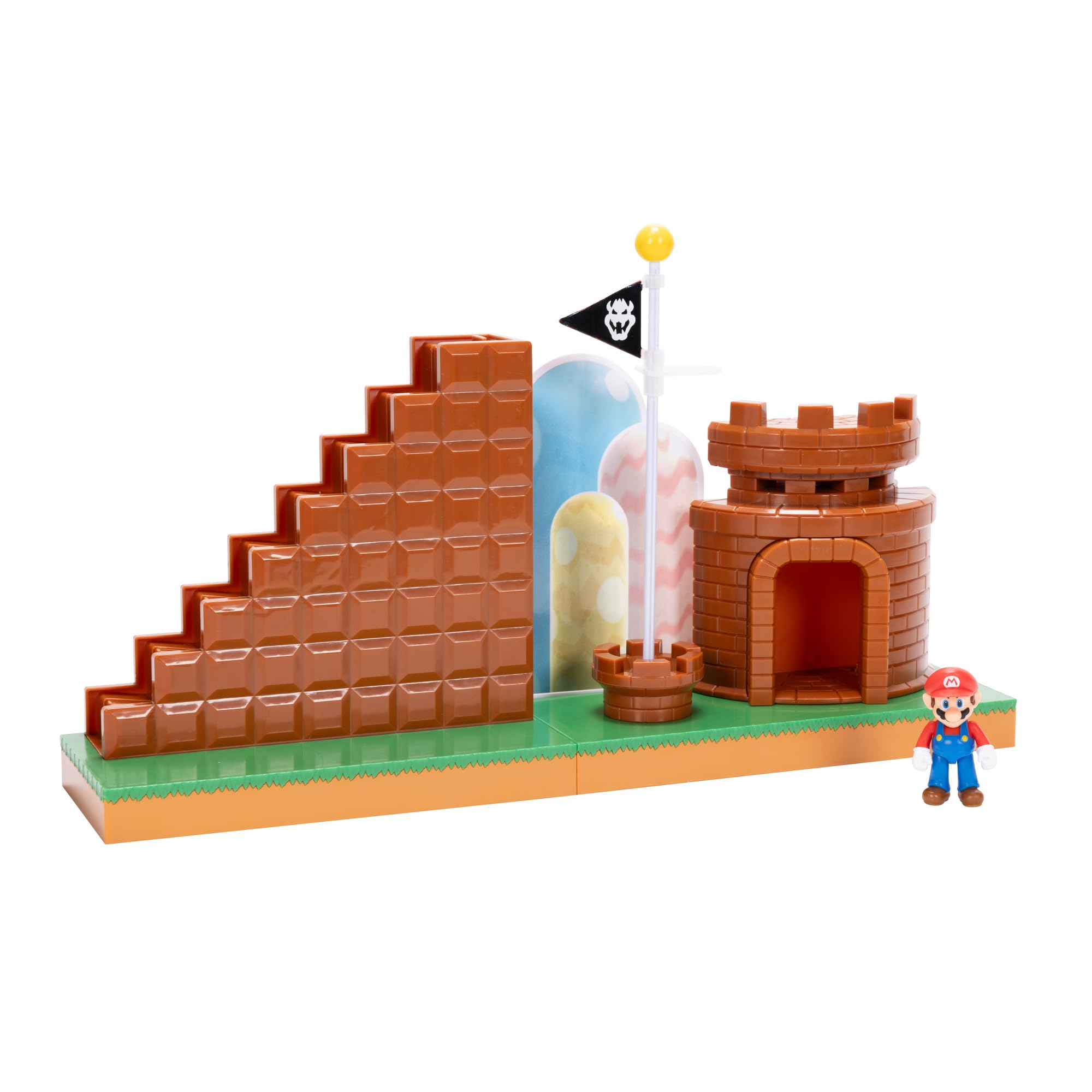 Super Mario set is compact and collectible, ideal for shelves or gifting.
