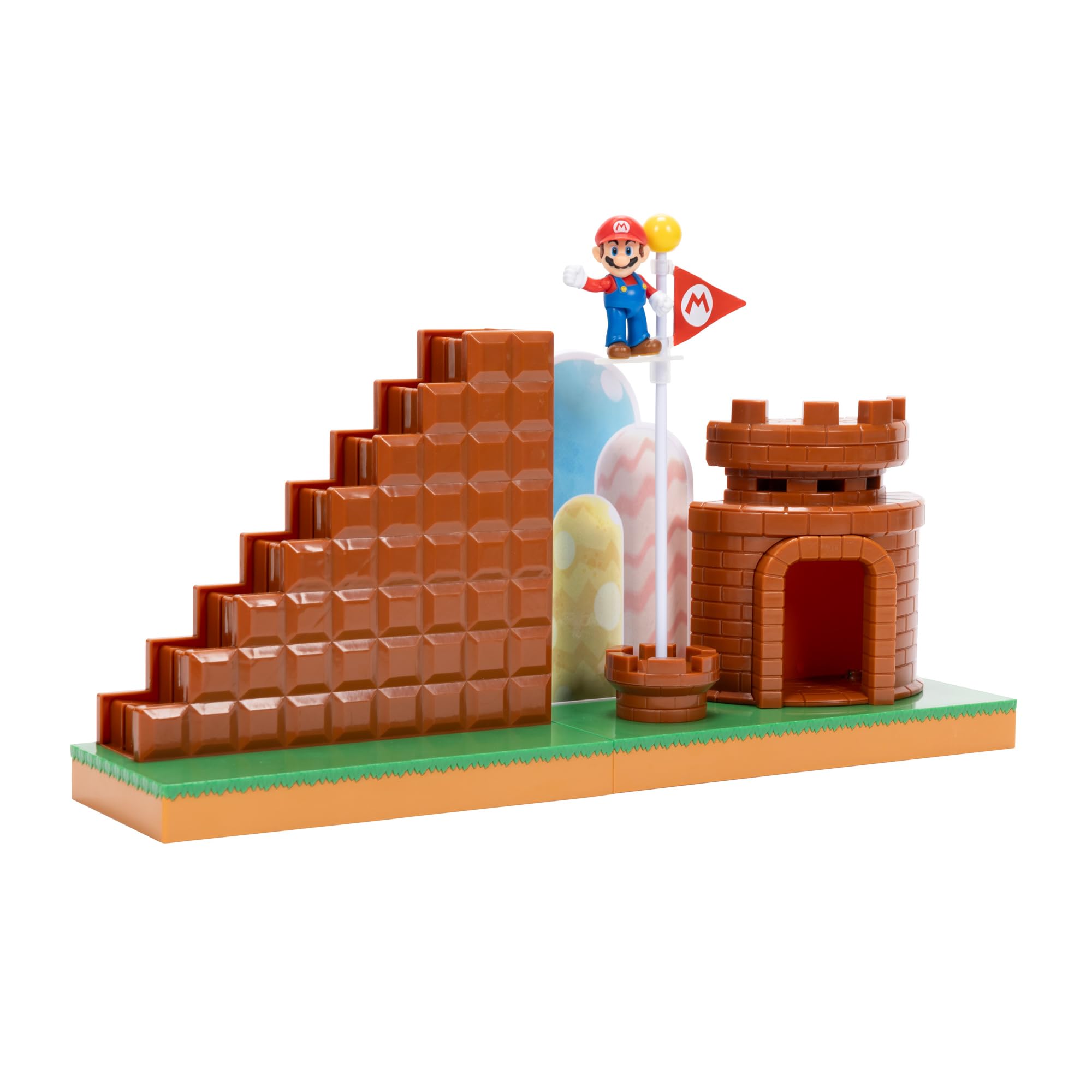 Super Mario 2.5-inch figure with course playset for classic adventures.