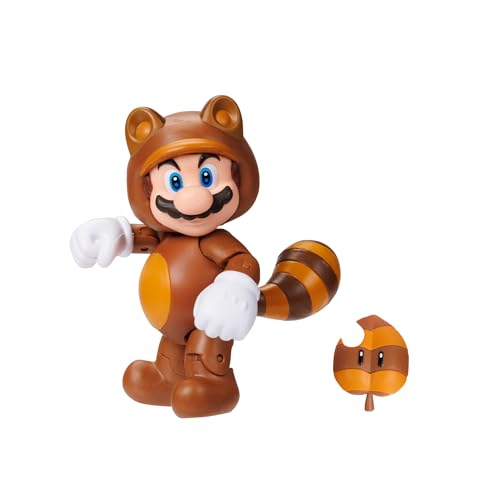 Super Mario Fire Mario with Fire Ball figure, ready for action poses.