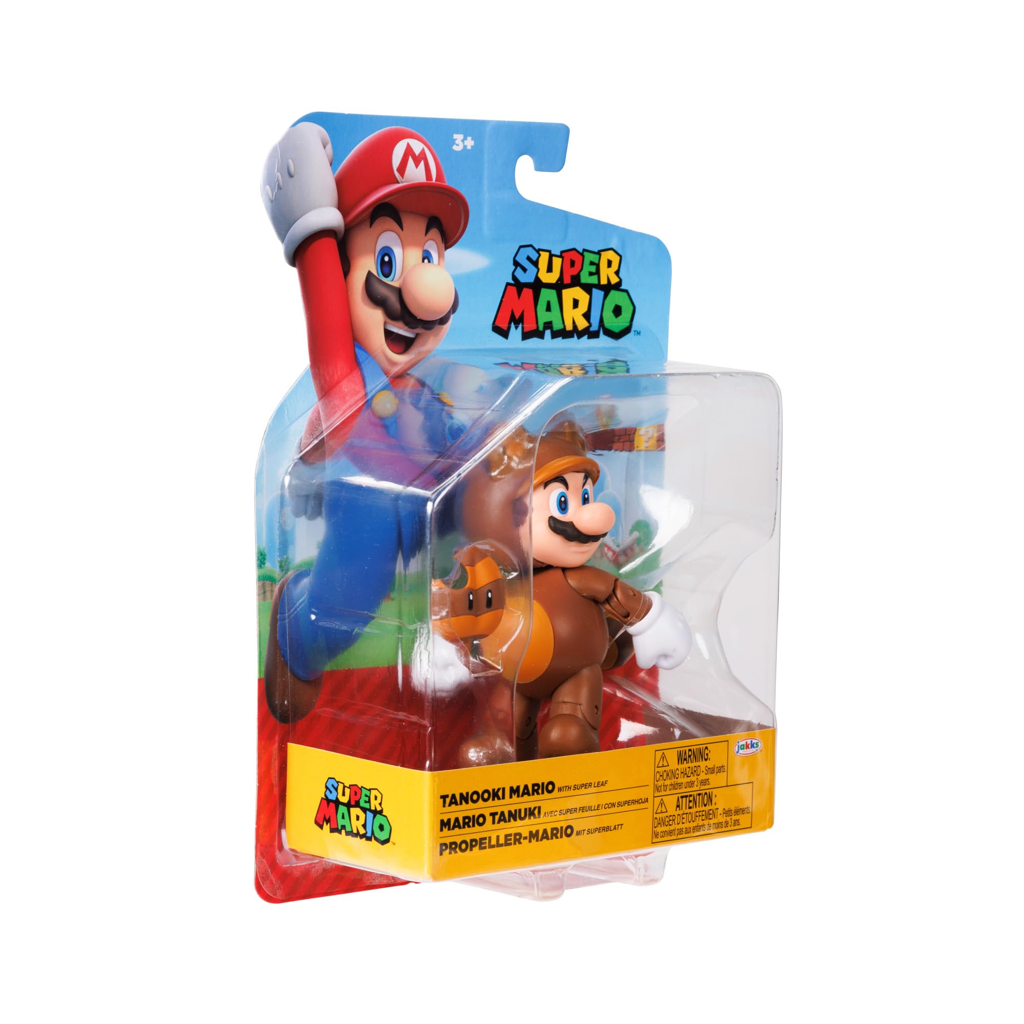 Secret power-up accessory included with the Tanooki Mario figure.
