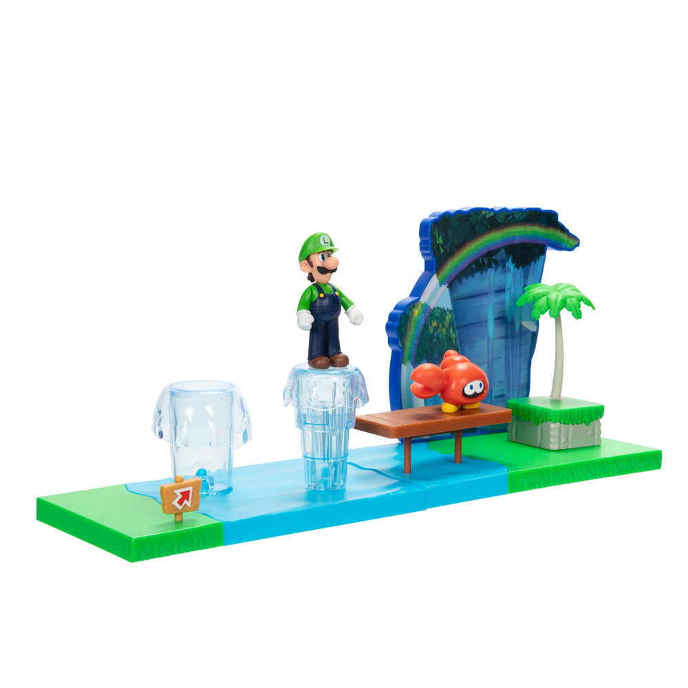 Modular platforms of the Super Mario Sparkling Waters playset