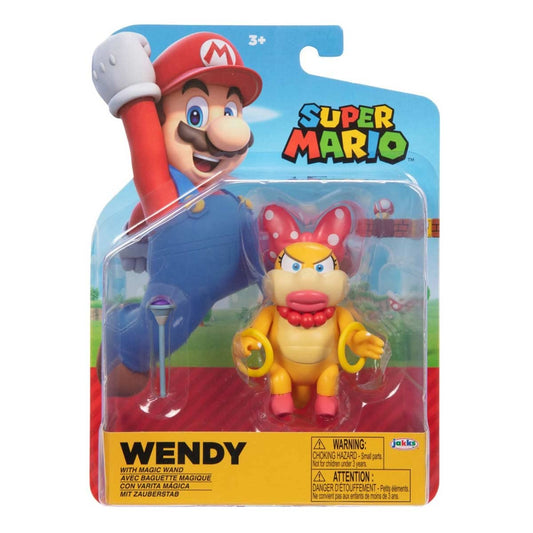 Wendy Koopa figure with wand by Super Mario for collectors and gifting