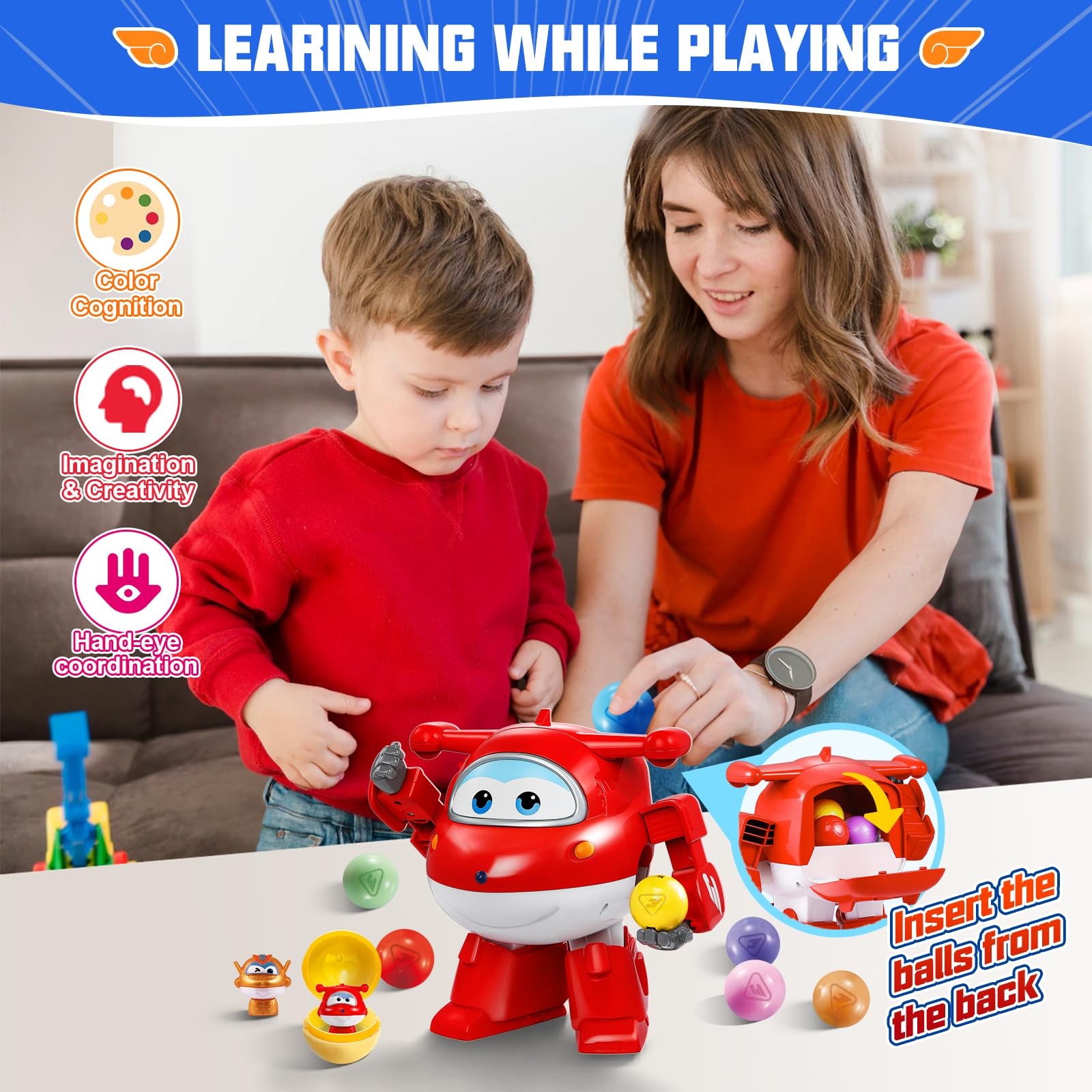 Super Wings DIY stickers pack enables personalized ball customization