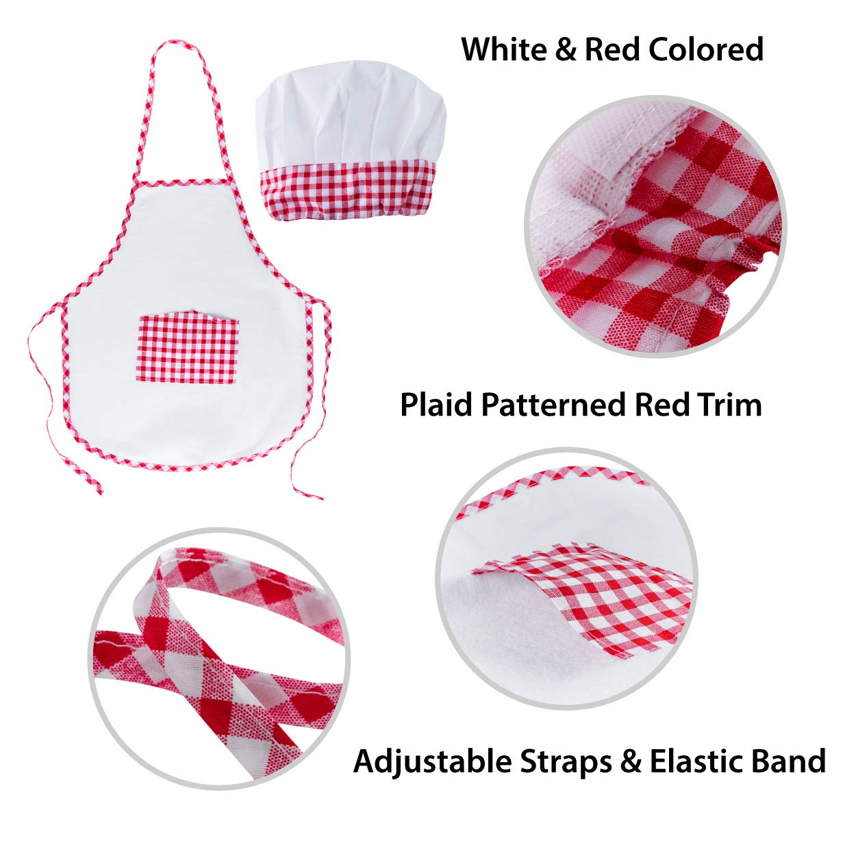 Super Z Outlet adjustable strap apron fits most kids for baking