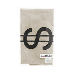 Super Z Outlet 11 by 17 inch canvas bag shown for pirate or western themed party scenes.