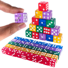 Super Z Outlet blue 16mm dice ideal for counting practice and classroom activities.