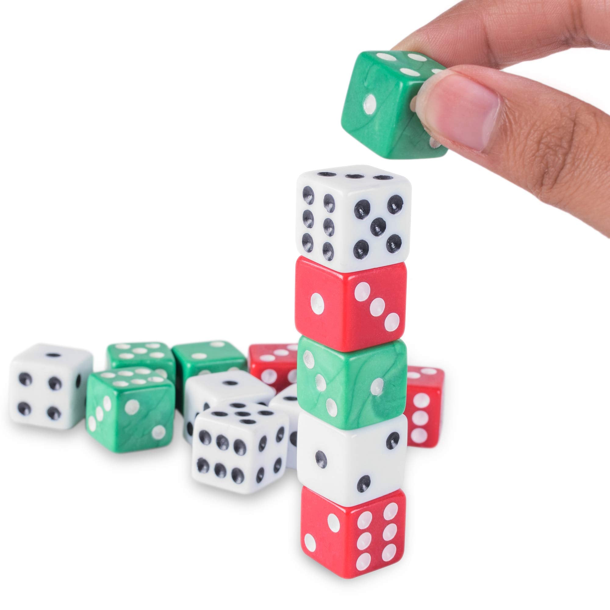 Super Z Outlet counting dice 16mm set supports early math play