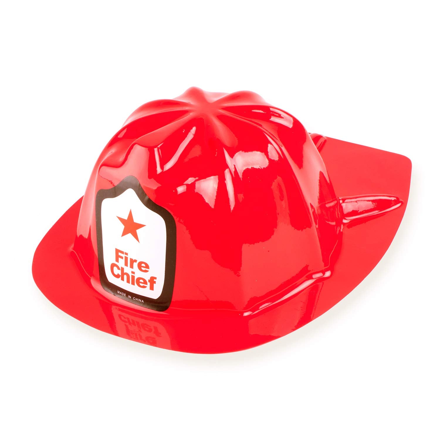 Super Z Outlet firefighter helmet side view, comfortable for long play sessions.