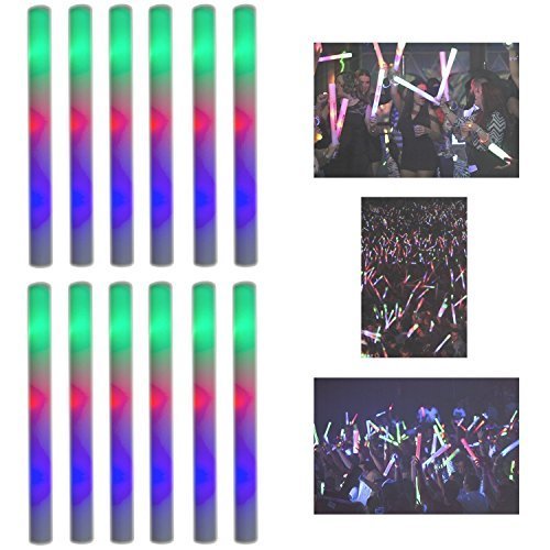 Super Z Outlet flashing foam sticks ideal for weddings and celebrations