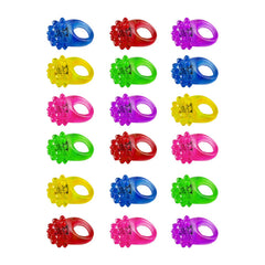 Super Z Outlet flashing jelly ring in assorted colors for party visuals