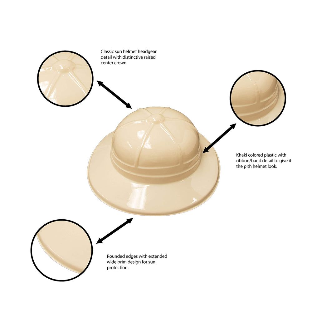 Super Z Outlet Halloween-ready safari hat ideal for party events and costumes.