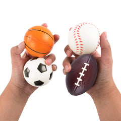 Super Z Outlet mini foam baseball balls ideal for backyard toss and party favors.