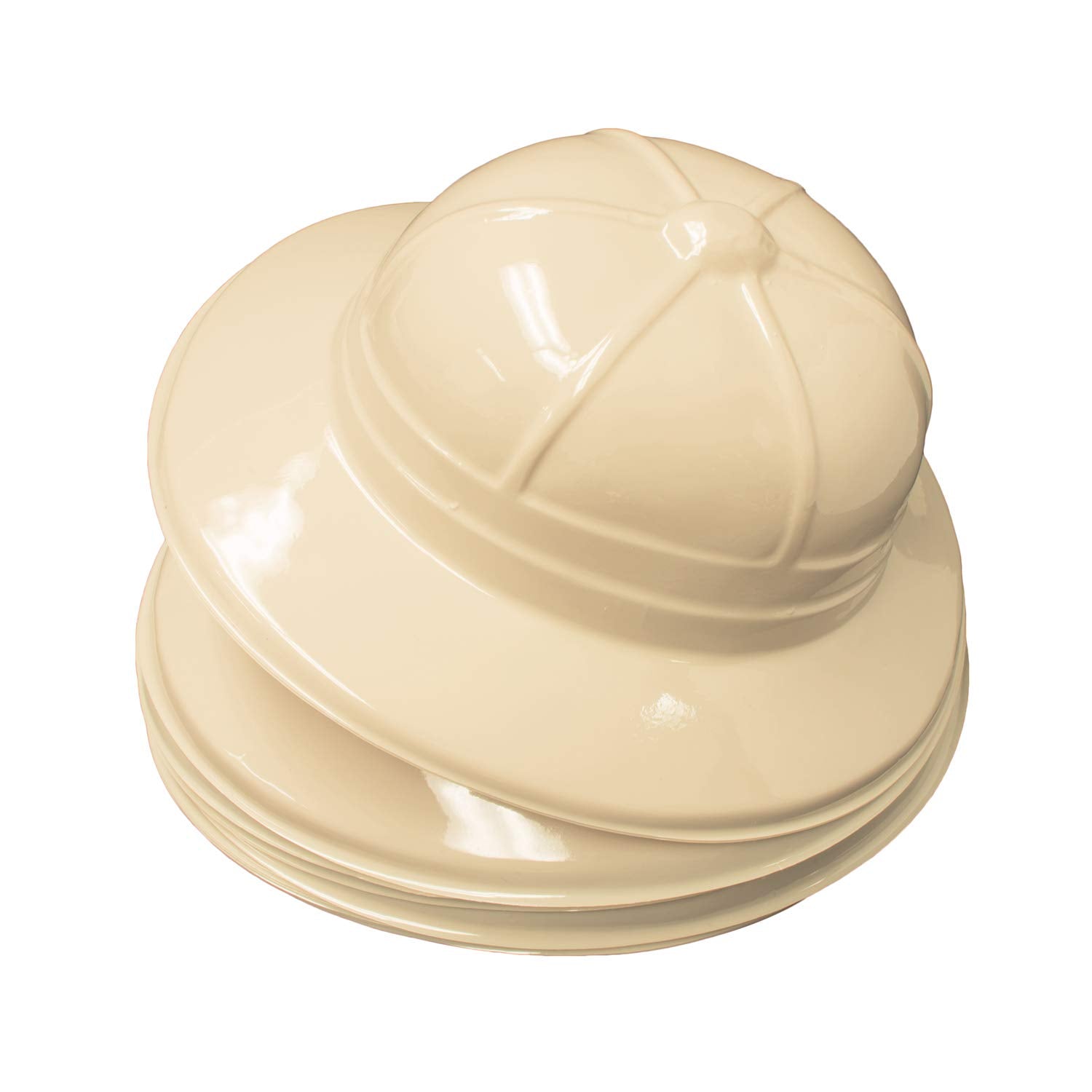Super Z Outlet plastic jungle theme hats closeup highlighting durable, lightweight construction.