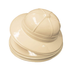 Super Z Outlet plastic jungle theme hats closeup highlighting durable, lightweight construction.
