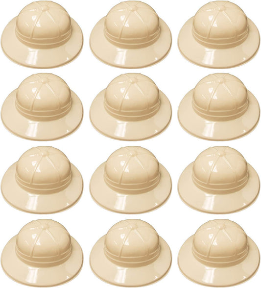 Super Z Outlet safari party hats pack-12 ready for kids' safari-themed party fun.