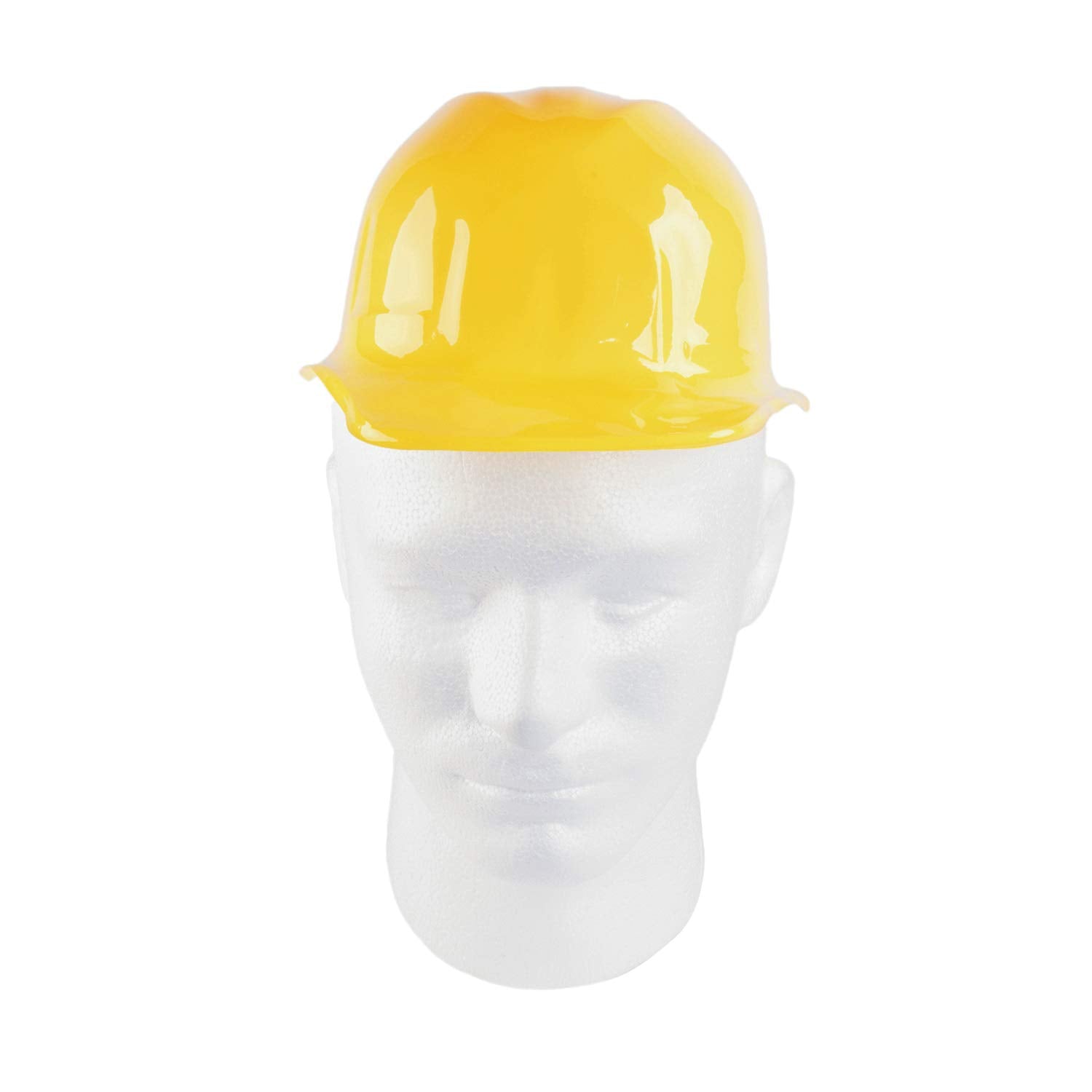 Super Z Outlet yellow hard hat for adult gatherings and photo booths.
