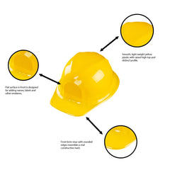 Super Z Outlet yellow hat for events, a fun party favor.