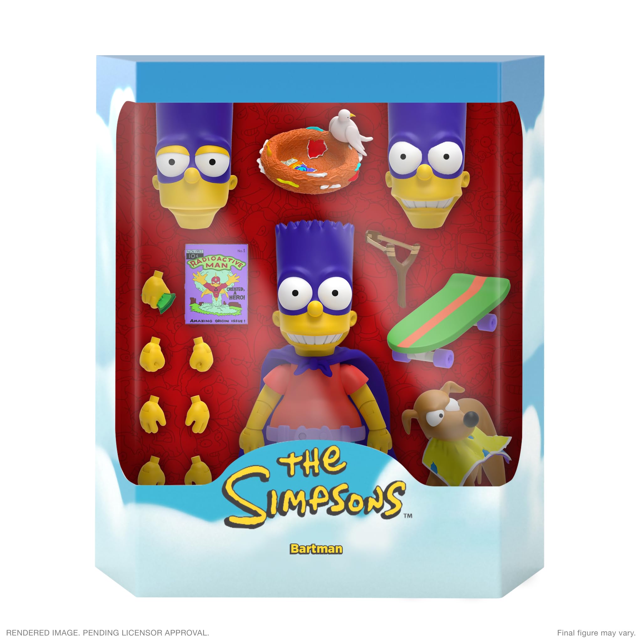 Super7 Bartman articulation detail highlights premium sculpt and poseability