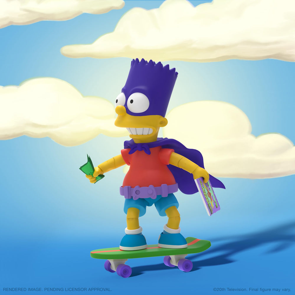 Super7 Bartman Radioactive Man comic accessory enhances storytelling on display