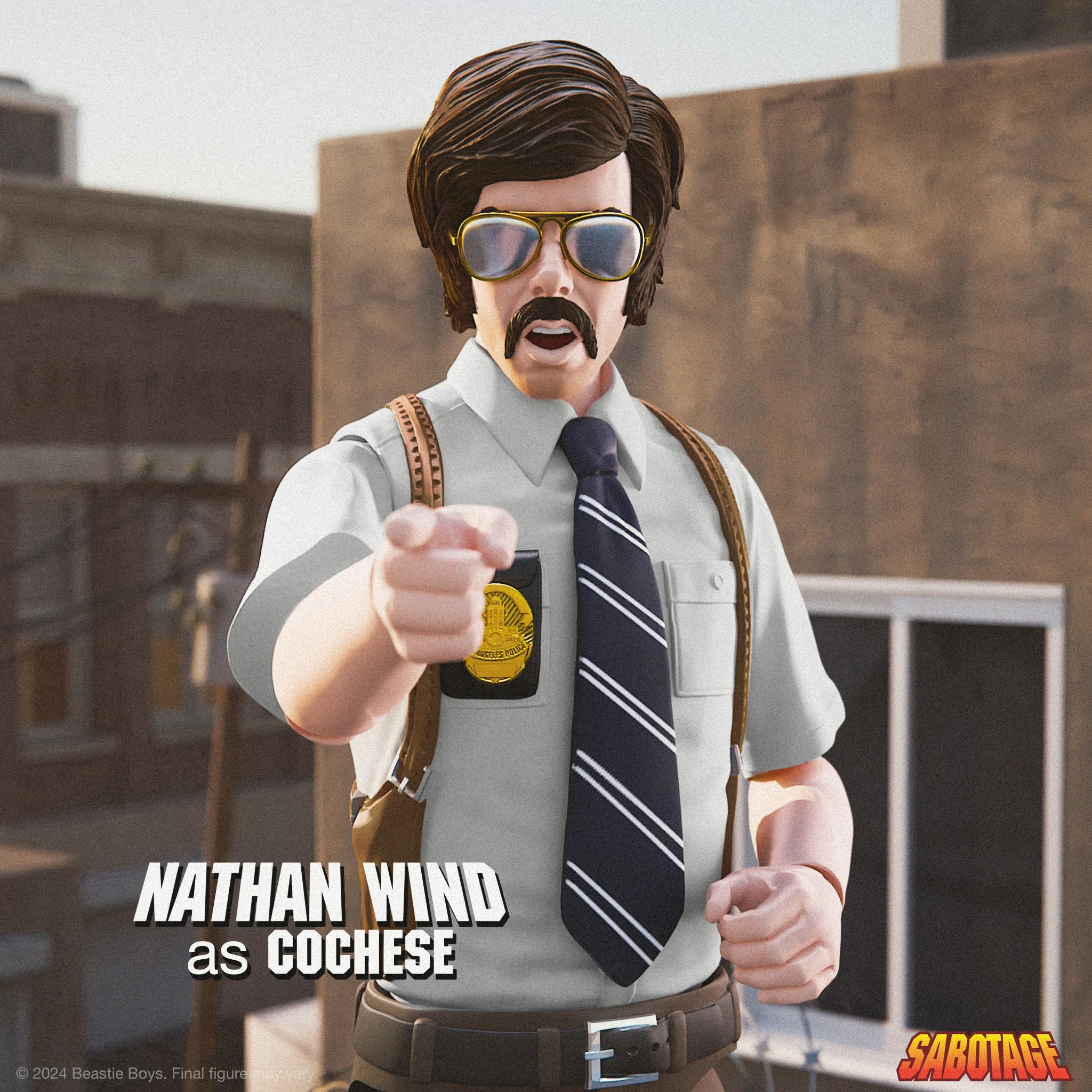 Cochese CB radio accessory for video-inspired scenes by Super7.