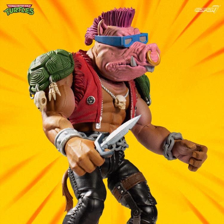 Super7 Bebop Ultimates accessories close-up for authentic posing.