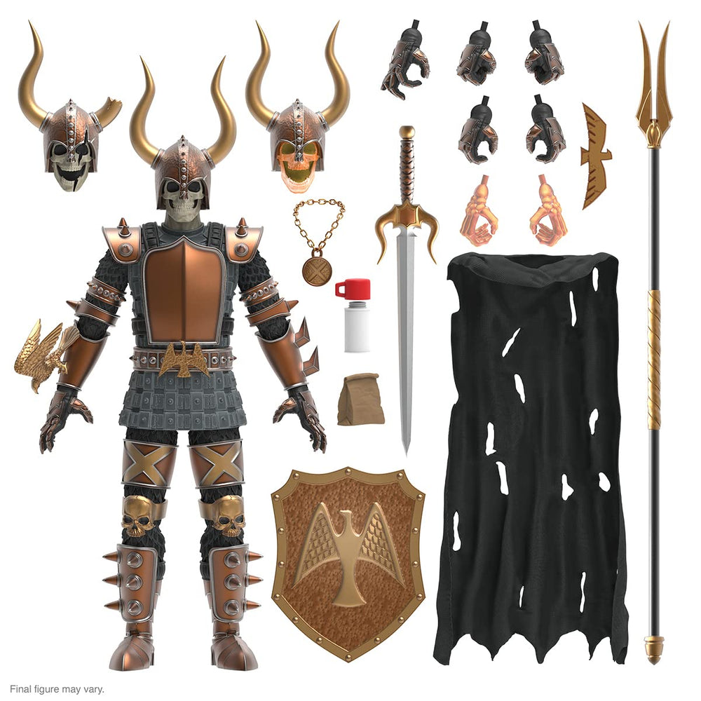 Super7 Black Falcon with interchangeable heads and hands for customized poses.