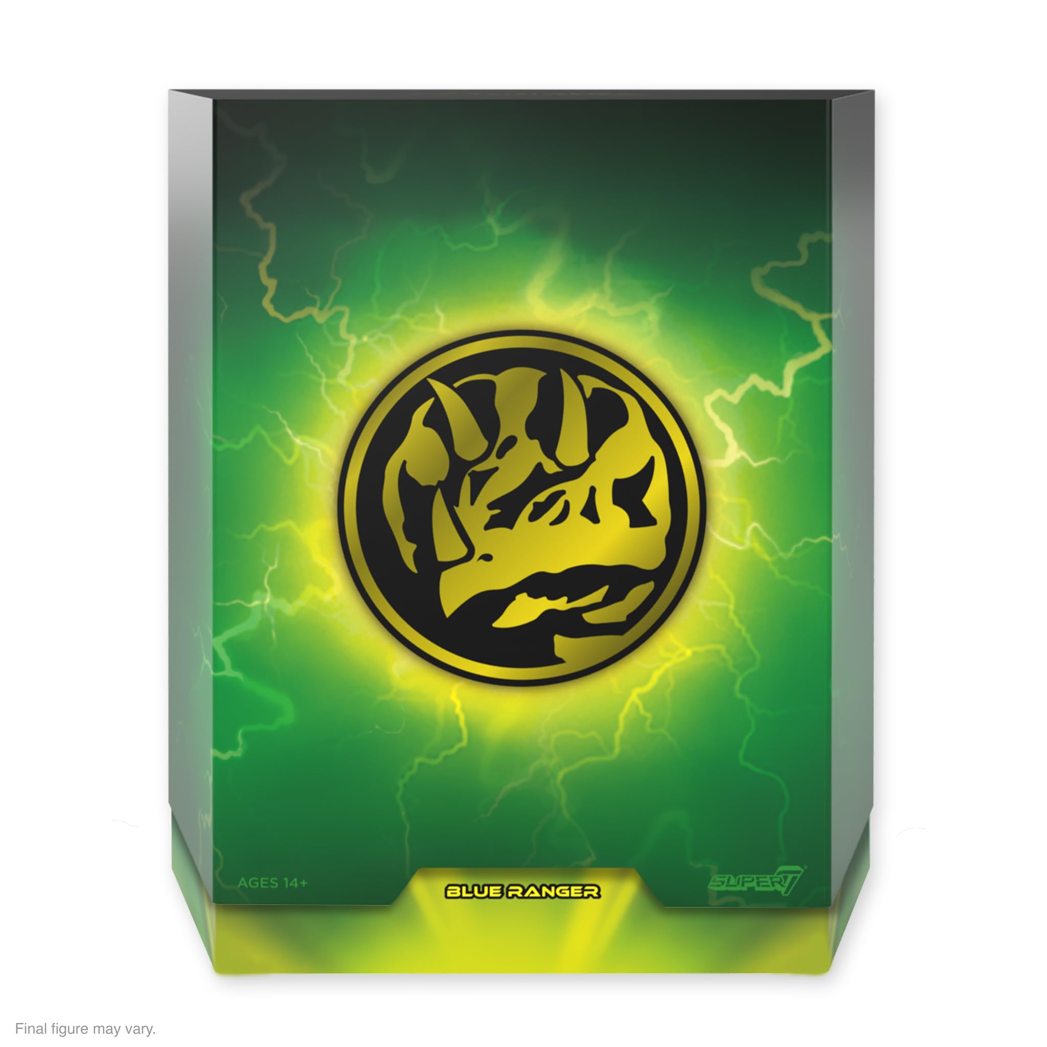 Blue Ranger ULTIMATES accessories set with weapons and morpher for scenes