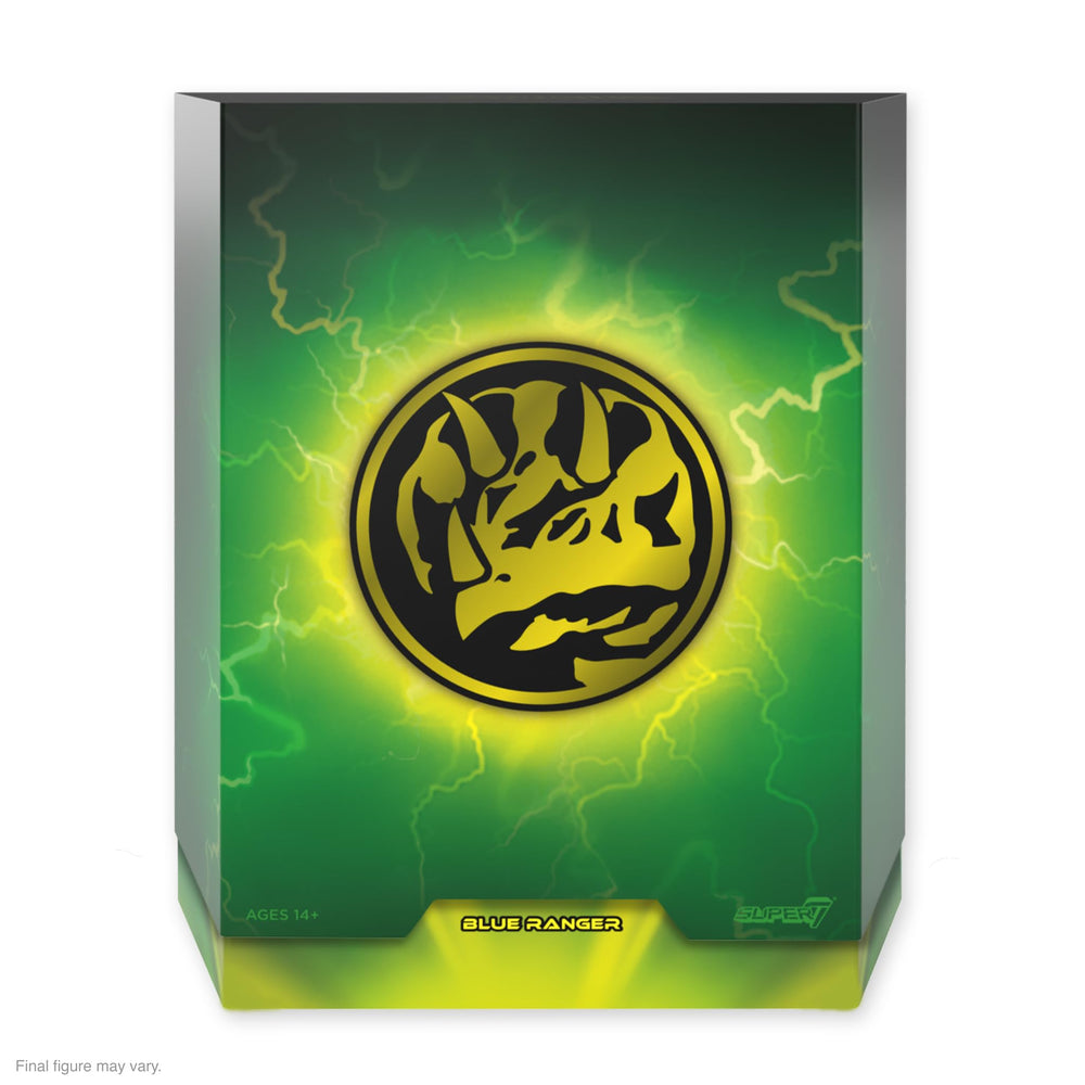 Blue Ranger ULTIMATES accessories set with weapons and morpher for scenes