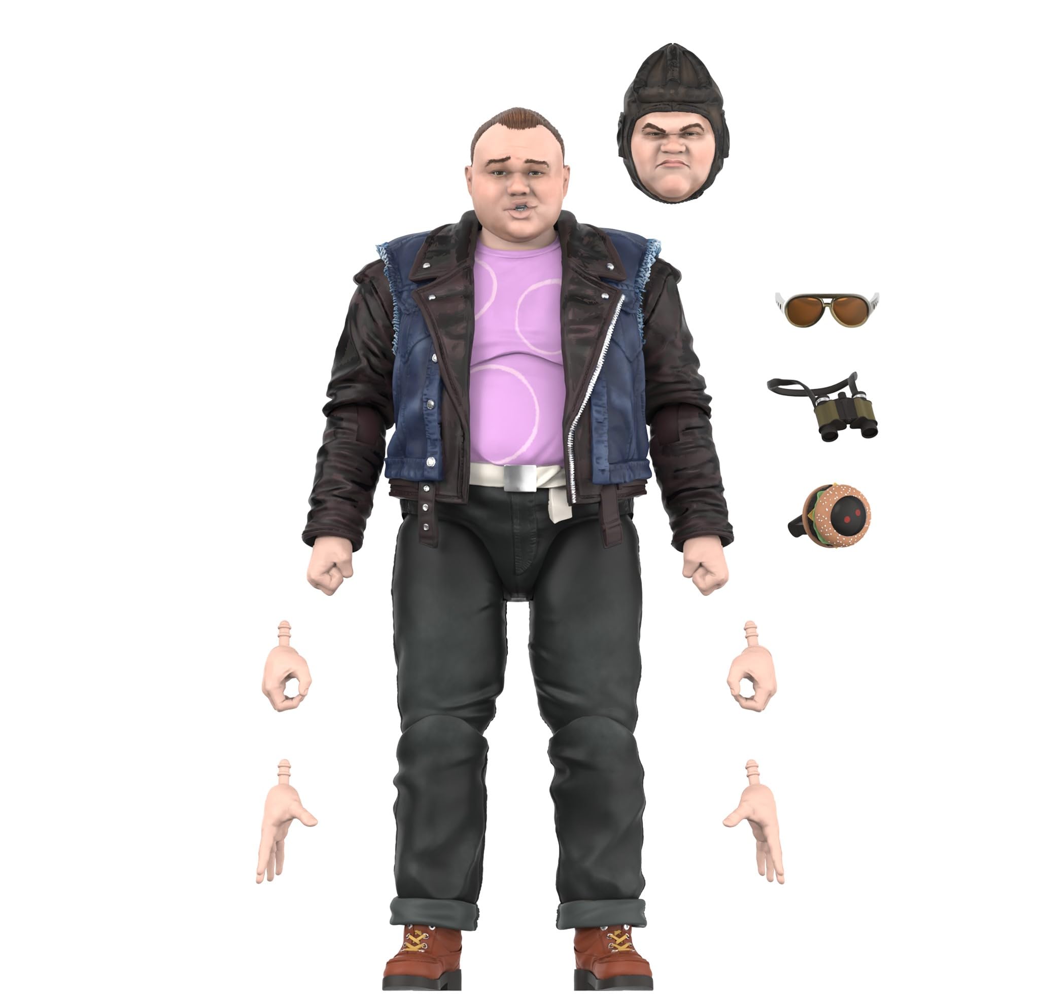 Super7 Bulk figure with sunglasses for dynamic display and iconic MMPR moments.