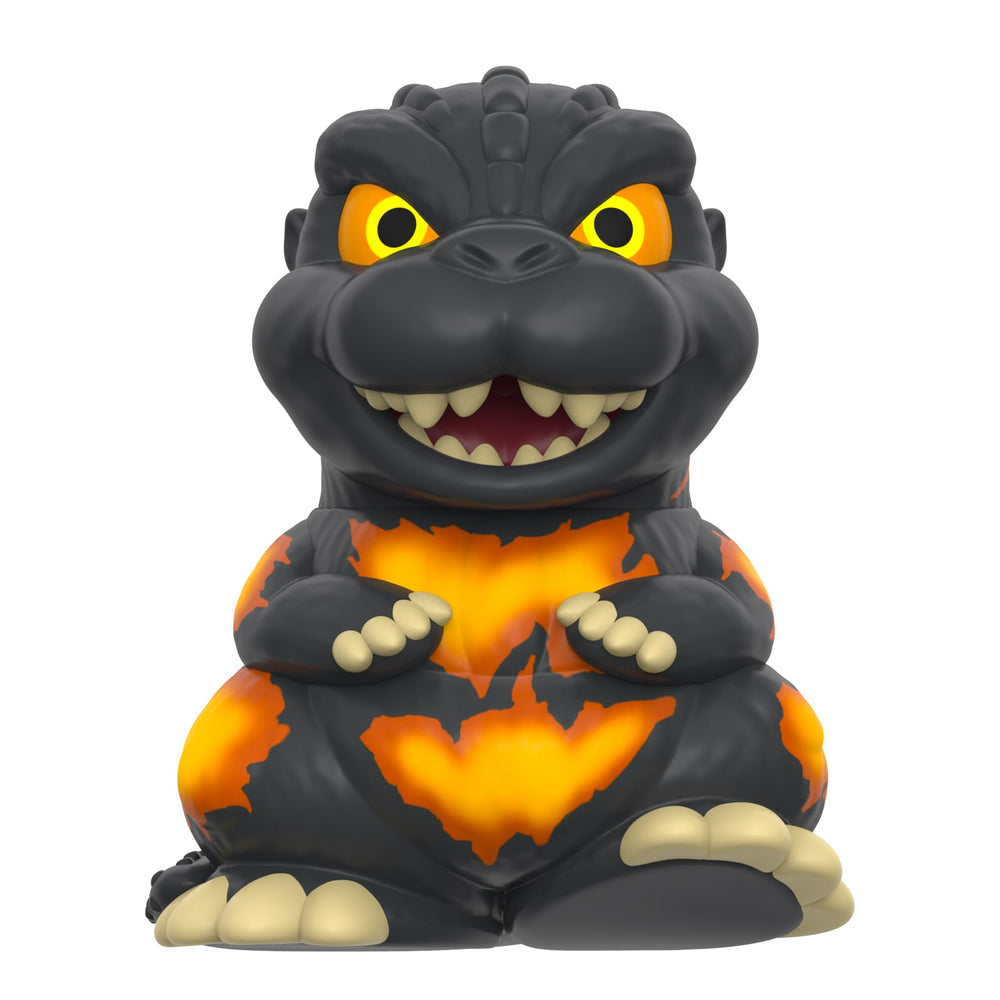 Super7 Burning Godzilla 95 figure articulation for dynamic posing.
