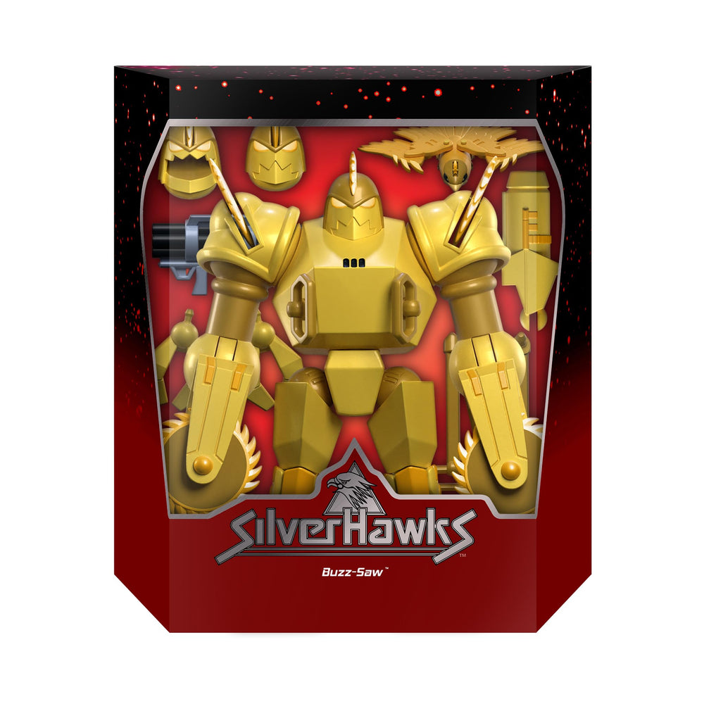 Super7 Buzz-Saw interchangeable heads and hands for versatile display options